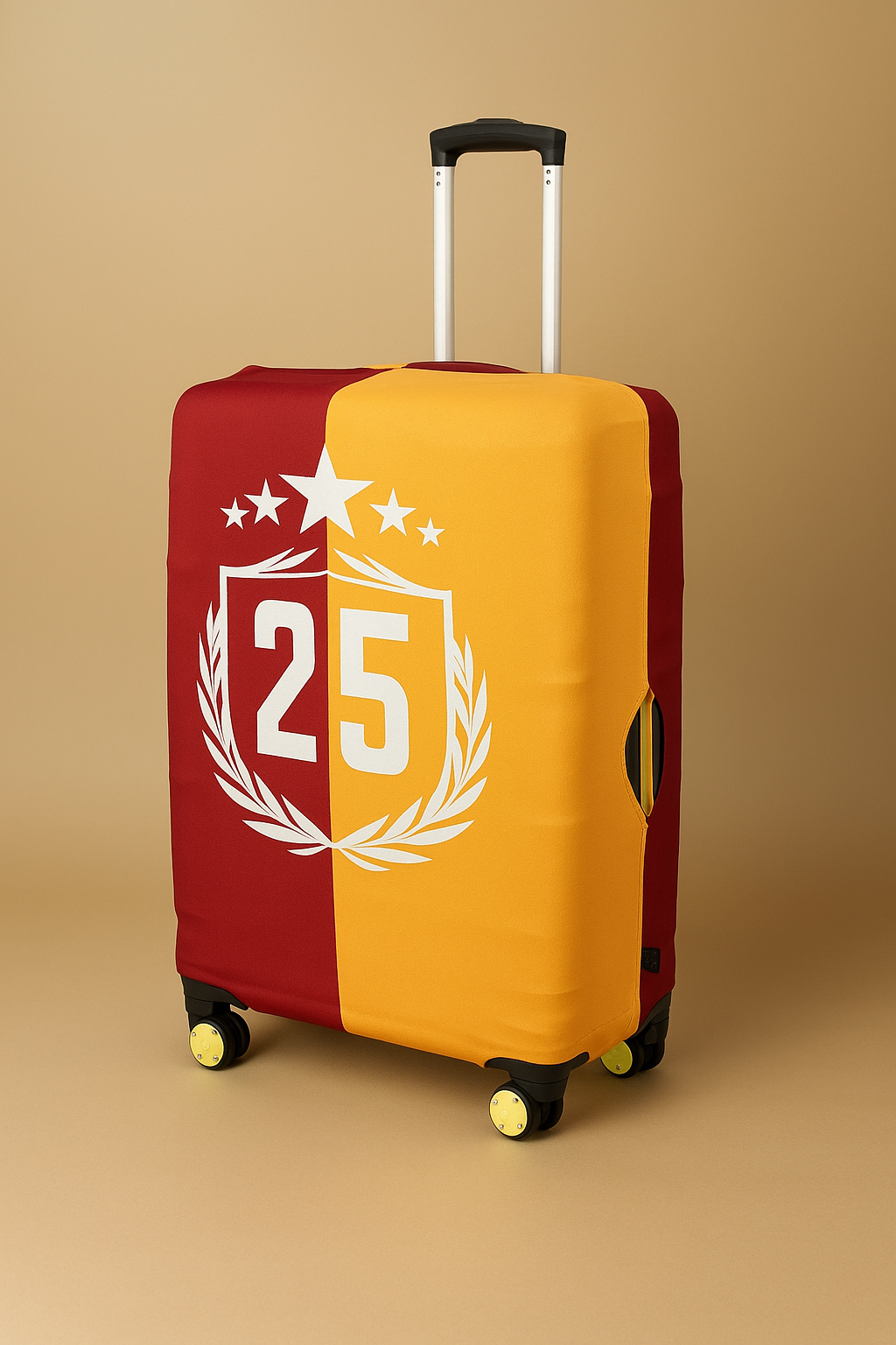 Galatasaray 25. Şampiyonluk Valiz Kılıfı – Esnek, Yıkanabilir, Koruyucu Bavul Kılıfı