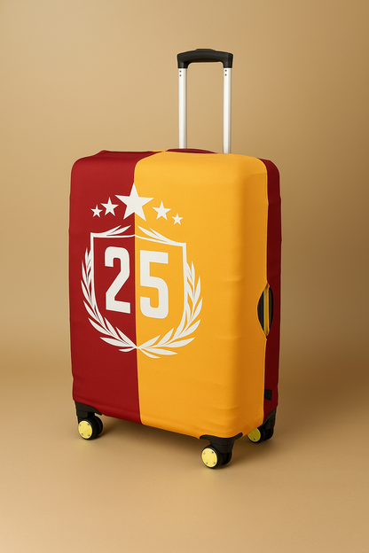 Galatasaray 25. Şampiyonluk Valiz Kılıfı – Esnek, Yıkanabilir, Koruyucu Bavul Kılıfı