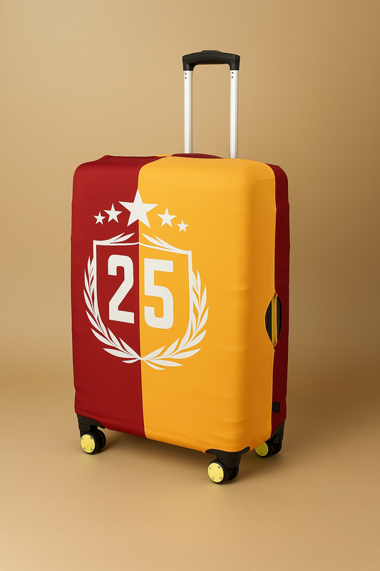 Galatasaray 25. Şampiyonluk Valiz Kılıfı – Esnek, Yıkanabilir, Koruyucu Bavul Kılıfı